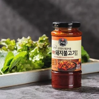 Sốt ướp thịt heo BBQ Hàn Quốc Beksul hũ 290G