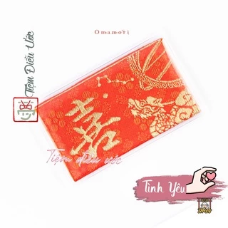 Thẻ Omamori Hỷ ( Tình yêu) , Kyoto, Nhật Bản, hàng thật