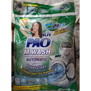 Bột giặt PAO 9kg M-wash Lion Thái Lan (nhập khẩu chính hãng 100%)