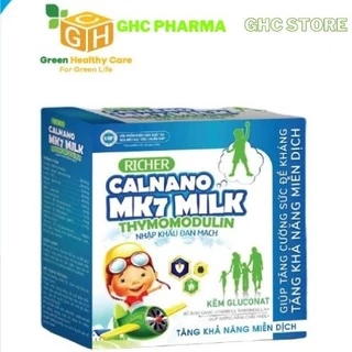 CALNANO MK7 MILK Richer Bổ sung Canxi - Vitamin D3 giúp xương răng chắc khỏe, phát triển chiều cao ở trẻ