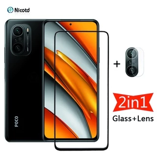 Kính Cường Lực Bảo Vệ Toàn Màn Hình Và Ống Kính Máy Ảnh Cho Xiaomi Poco F3