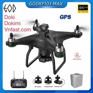 Flycam Kf103 Max - L5 max nâng cấp L5 Pro Gimbal 3 trục 4K cảm biến chống va chạm