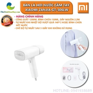 Bàn là hơi nước cầm tay Xiaomi Zanjia GT–306LW - Bảo hành 1 tháng