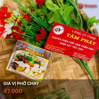 1 HỘP GIA VỊ PHỞ CHAY/ Chay Tâm Phát