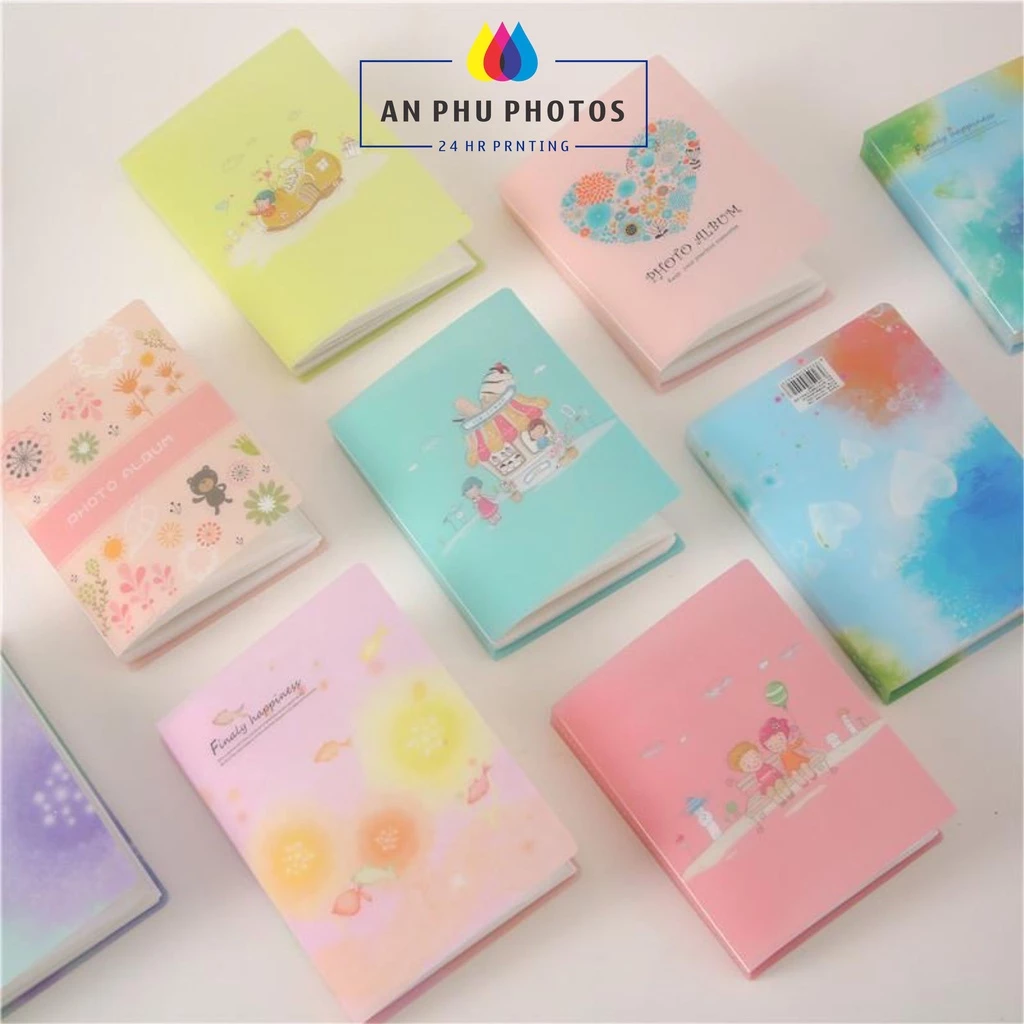 Album ảnh 9x12, 10x15, 13x18 bìa nhựa đựng được 52 tấm