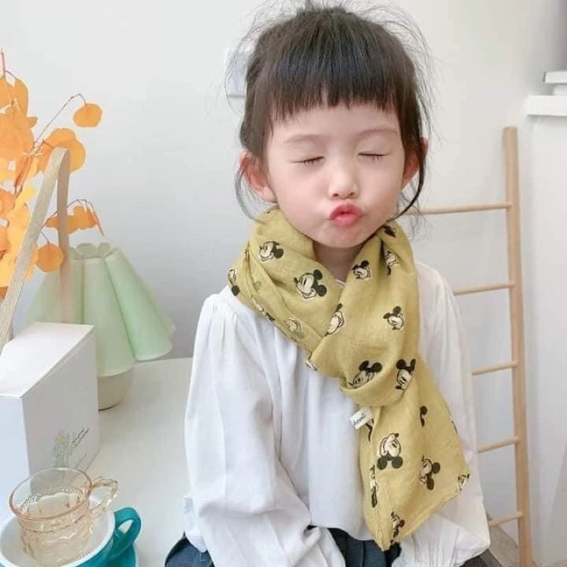 KHĂN QUÀNG CỔ CHẤT ĐŨI CHO BÉ - Khăn cho Bé