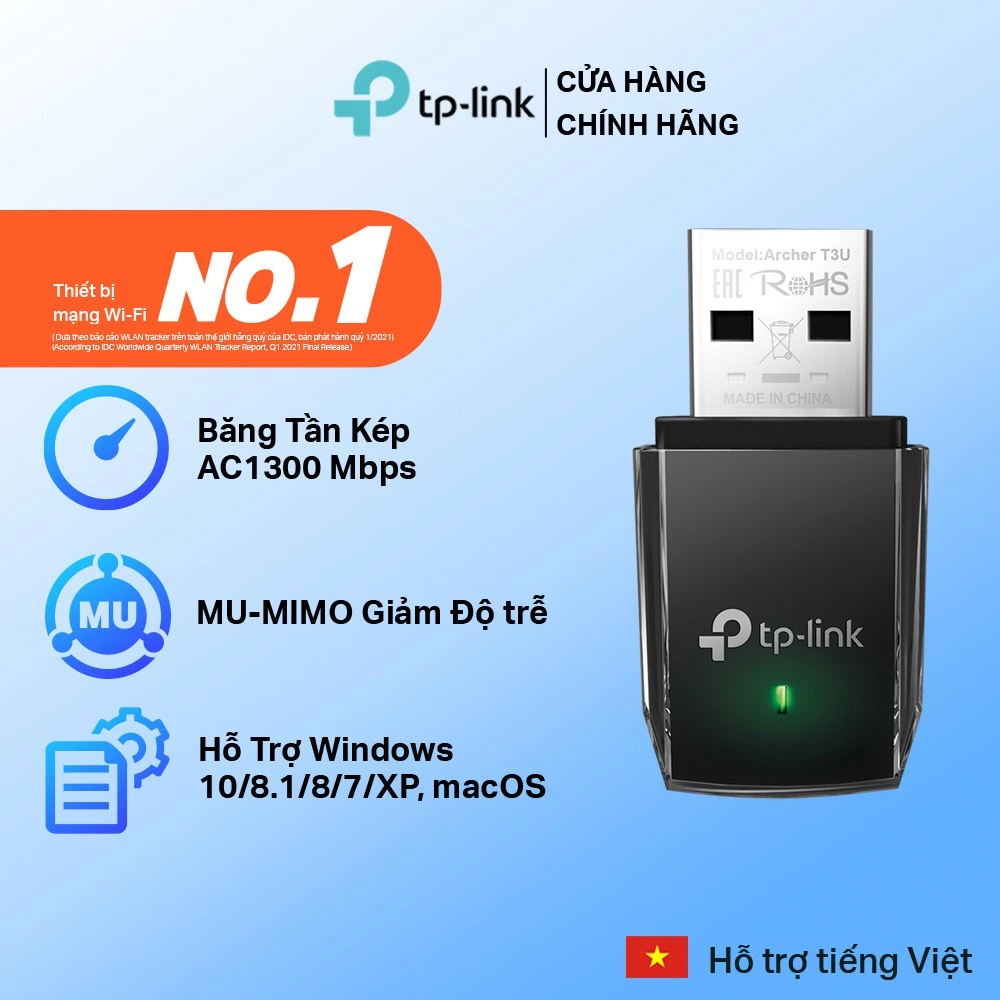 [Bluetooth 5.3 Tốc Độ Cao] Bộ Chuyển Đổi Bluetooth TP-Link UB500 / UB500 Plus USB Bluetooth 5.3