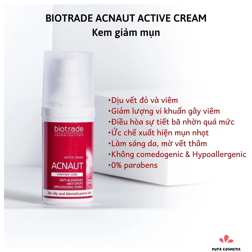 Kem giảm mụn Biotrade Active Cream