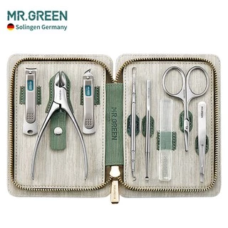 Bộ 8 Dụng Cụ Chăm Sóc Móng Chuyên Nghiệp MR.GREEN Làm Từ Thép Không Gỉ