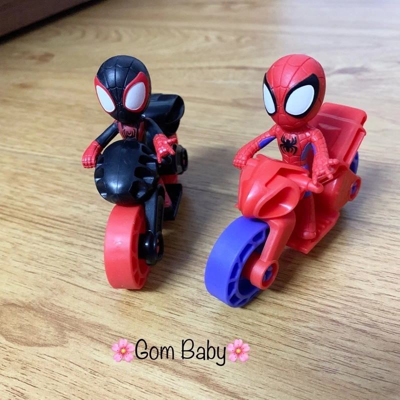 Mô Hình Xe Moto Người Nhện Spiderman - Hàng VNXK