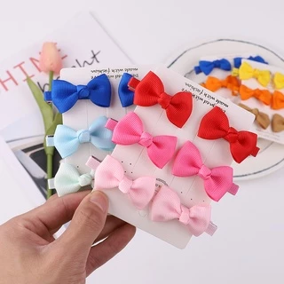 Set 6 kẹp tóc KIDSBOWS hình nơ dễ thương dành cho bé gái