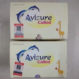 AVISURE CALKID - bổ sung canxi nano hộp 30 ống uống hương cam có tem tích điểm đổi quà