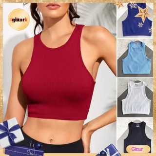 Áo Tank Top Chất Liệu Co Giãn Thấm Hút Mồ Hôi Thời Trang Mùa Hè Cho Nữ