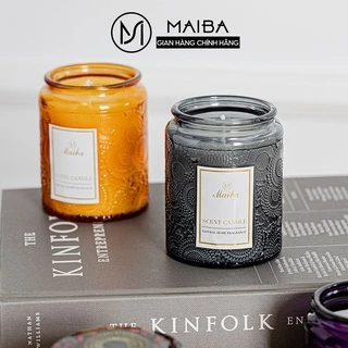 Nến thơm cầu vồng MAIBA tạo hương thơm, khử mùi, trang trí decor size lớn