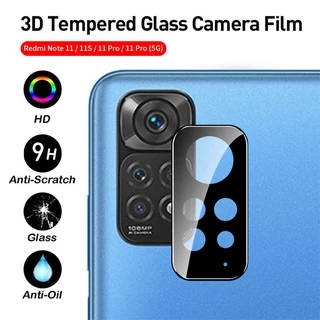 Kính Cường Lực 3D Bảo Vệ Camera Cho Xiaomi Mi 12T 11T 10T Pro 11 Lite Redmi Note 9 10 11 12 12S 11S 9T Poco M3 F3 X3 X4 X5