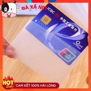 Vỏ Bọc Thẻ căn cước, bằng lái xe, thẻ tín dụng ATM trong suốt Hữu Ích 00243 Buôn Rẻ