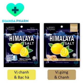 Kẹo chanh muối Himalaya Salt vị bạc hà (Mint Candy) / vị gừng (Ginger) Lemon Flavour (MALAYSIA) bù khoáng, thông cổ cọng