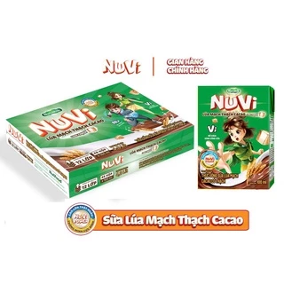 THÙNG 48 HỘP NUVI SỮA LẮC TRÁI CÂY HƯƠNG SOCOLA CÓ THẠCH 170ML