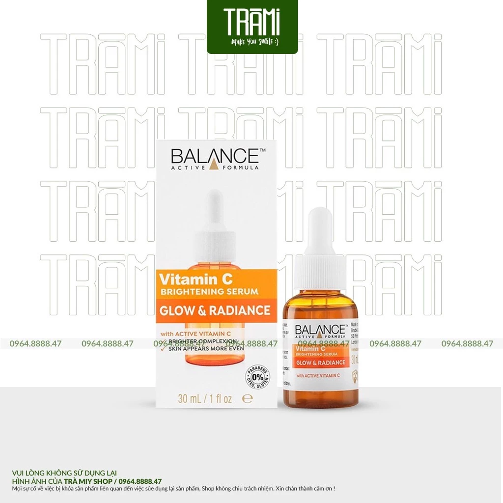 [CHÍNH HÃNG] Tinh Chất Làm Sáng Da Balance Active Formula Vitamin C Brightening Serum 30ml Của Anh.