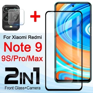 Bộ miếng dán cường lực bảo vệ mặt trước + camera sau cho Xiaomi Poco M3 X3 10t/10t pro Redmi Note 9 Pro 9S redmi 9a 9c 9 9t