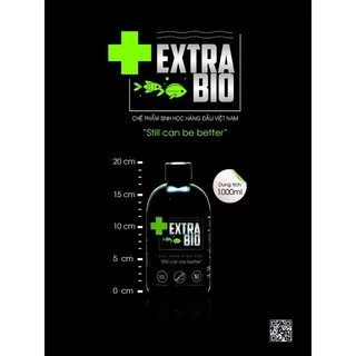 Men Vi Sinh EXTRA BIO 250ml, 500ml, 1000ml cho bể cá cảnh, bể Koi