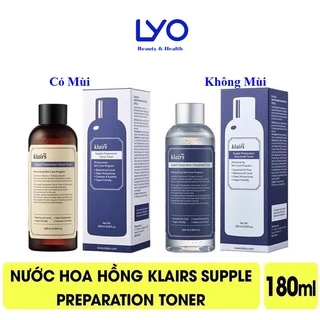 Nước hoa hồng Klairs Supple Preparation Facial / Unscented 180ml