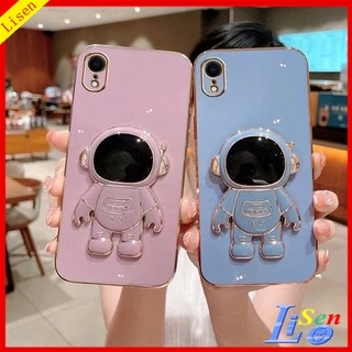 ốp điện thoại iPhone xr Ốp Điện Thoại Họa Tiết Phi Hành Gia Kèm Giá Đỡ Cho iPhone xr xs max iPhone x 7 plus 8 plus 6 6s 7 8 se 2020 6 plus 6s plus YHY