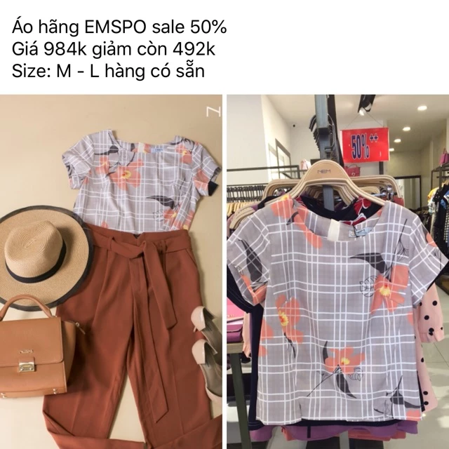 Áo croptop hãng NEM