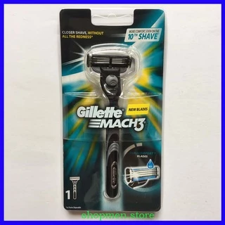 Dao cạo râu Gillette Mach 3, vecter 3  sắc bén cạo nhanh sạch gấp 3 lần