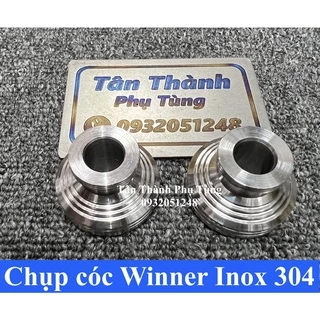 Chụp cóc bánh trước Winner Inox 304