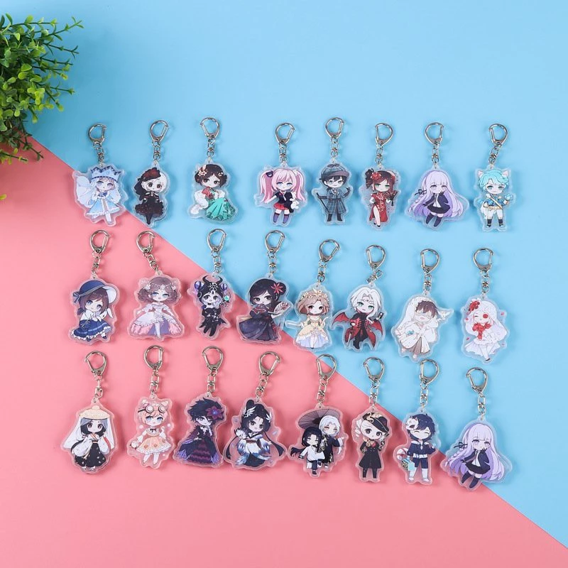 ( Mica trong acrylic ) Móc khóa Identity V Nhân cách thứ năm ver FESTIVAL quà tặng xinh xắn dễ thương anime chibi