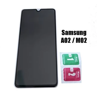 Kính cường lực full màn hình chống nhìn trộm Samsung Galaxy A02 - A02S - M02 (tặng giấy lau màn hình)