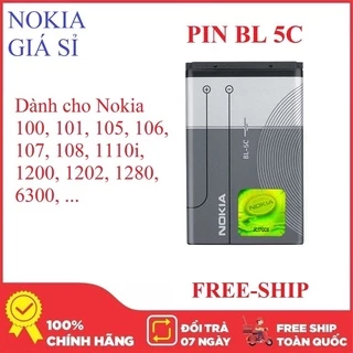 Pin Nokia BL 5C dành cho cho nhiều dòng 105, 106, 107, 108, 100, 101, 110, 1200, 1202, 1280