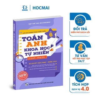 Lớp 6(Bộ Kết nối, Cánh diều, Chân trời) - Sách Sổ tay chinh phục kiến thức Toán - Anh - Khoa học tự nhiên lớp 6 - HOCMAI