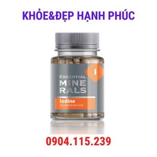 [ Bổ sung I ốt tăng đề kháng ] Thực phẩm bảo vệ sức khỏe Essential Minerals Iodine – 60 viên/lọ