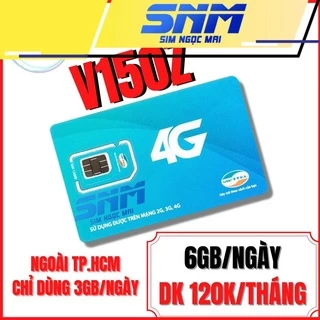 Sim 4G Viettel V150Z - V120N - UMAX50N -  4GB/NGÀY - 120GB DATA - Gọi Miễn Phí - Sim Ngọc Mai