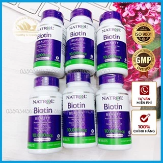 Viên Uống Mọc Tóc Puritan's Pride Biotin 10000 mcg - 100 viên