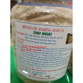 [1 kg] Bột ngũ cốc ăn kiêng-giảm cân nhà làm (các hạt rửa sạch,rang bếp củi).