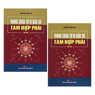 Sách - Trung Châu Tử Vi Đẩu Số Tam Hợp Phái (Bộ 2 Cuốn)