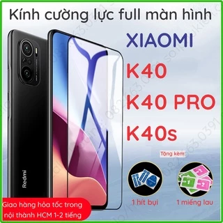 Kính cường lực Xiaomi K40 / K40s / K40 pro / K50 / K50 Pro pro full màn hình, full keo
