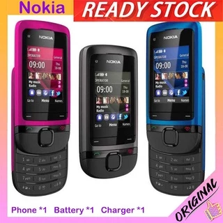 Điện thoại Nokia C2-05 Nắp Trượt - Hàng Chính Hãng - Kèm Pin Sạc bảo hành 6 tháng