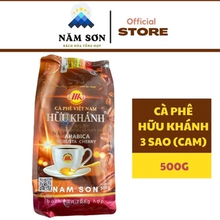 Cà phê bột Hữu Khánh - HK 3 SAO (500Gr) - HK ĐẬM ĐÀ BAO BÌ MỚI