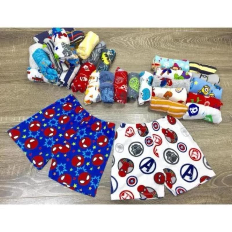 Quần chục cotton bozip ngắn hàng xuất dư cực mềm mịn thoáng mát cho bé