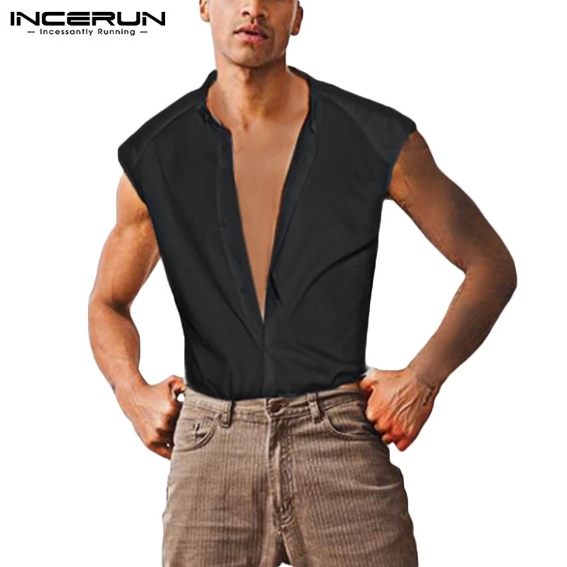 Áo tanktop INCERUN thời trang thanh lịch cho nam