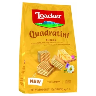 BÁNH XỐP LOACKER QUADRATINI CHEESE 110G