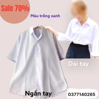 Áo sơmi trắng fom nữ ko túi