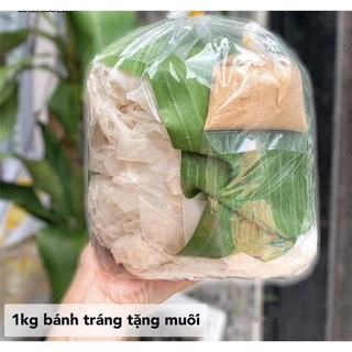 1KG BÁNH TRÁNG RÌA PHƠI SƯƠNG TẶNG MUỐI NHUYỄN CAY