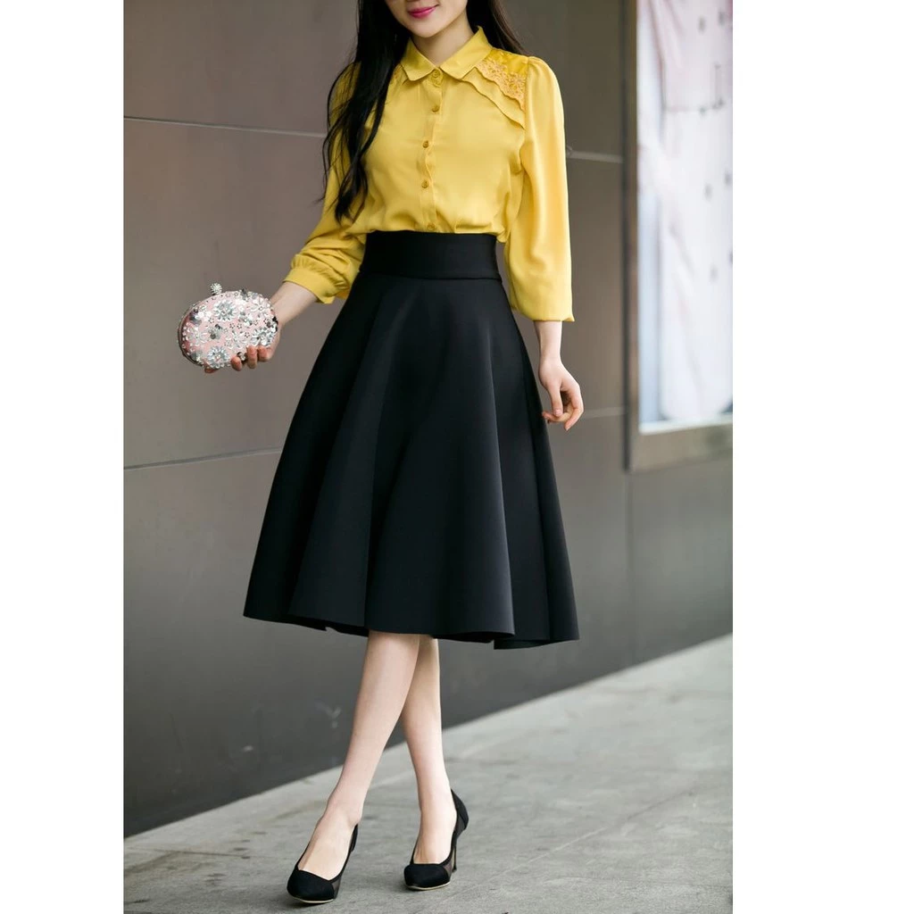 <FREESHIP> Chân váy xòe dài size 50 - 70cm