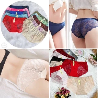 Set 10 Quần Lót nữ Đúc Pha Ren Hoa siêu hot freesize Mềm Mại Thoáng Khí Kiểu Dáng Sexy