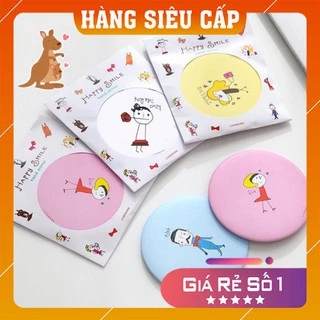 Gương mini ❤️𝑭𝒓𝒆𝒆𝒔𝒉𝒊𝒑❤️ Gương cầm tay phong cách Hàn Quốc trang điểm siêu dễ thương